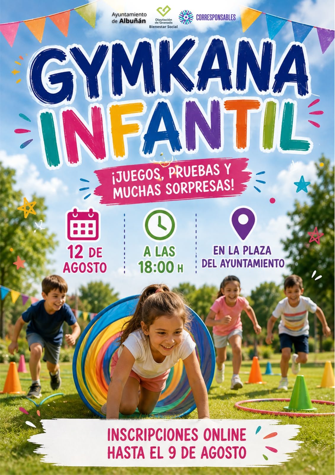 Cartel Gymkhana Infantil