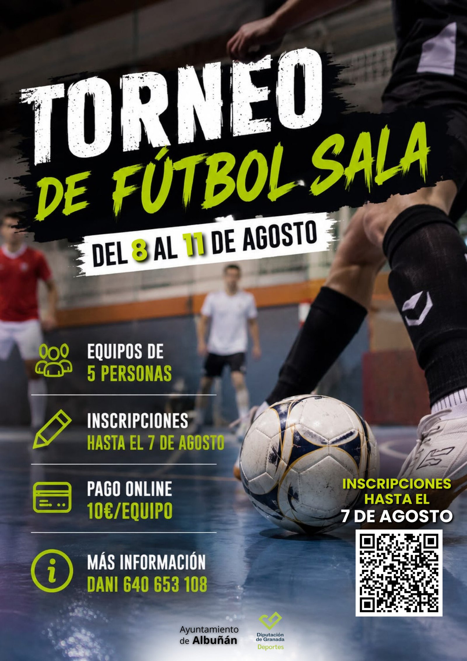 Cartel Torneo Fútbol Sala