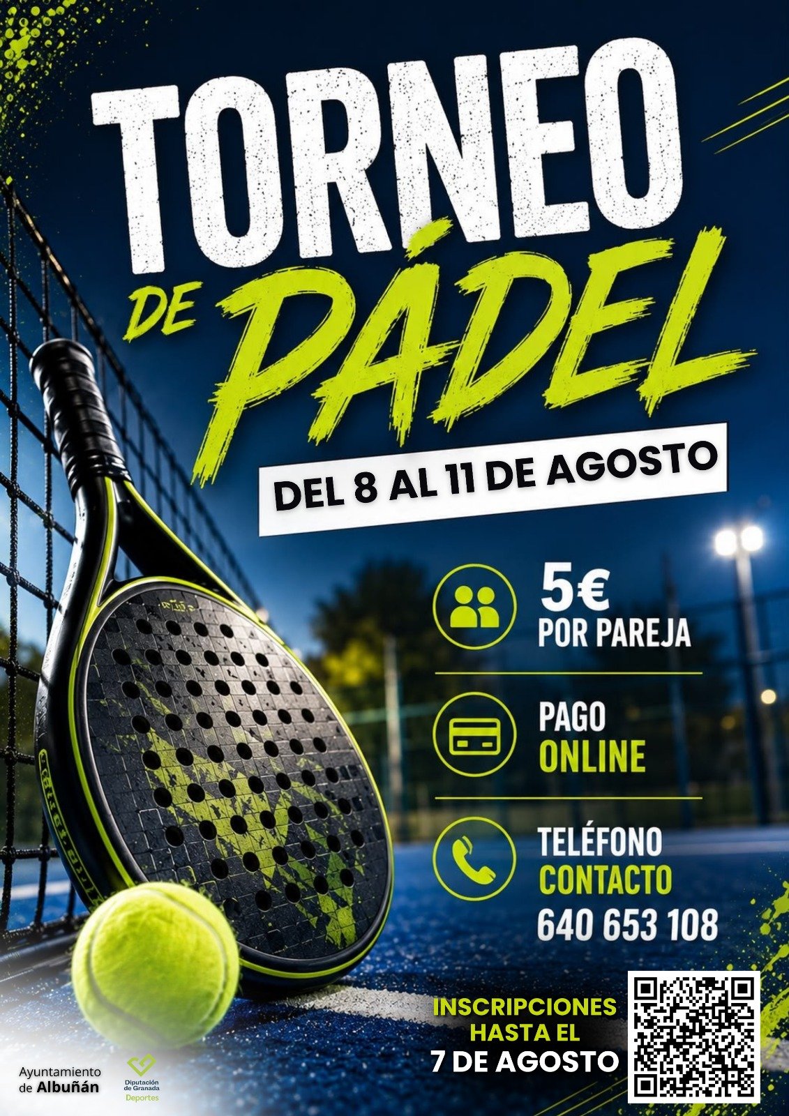 Cartel Torneo Pádel